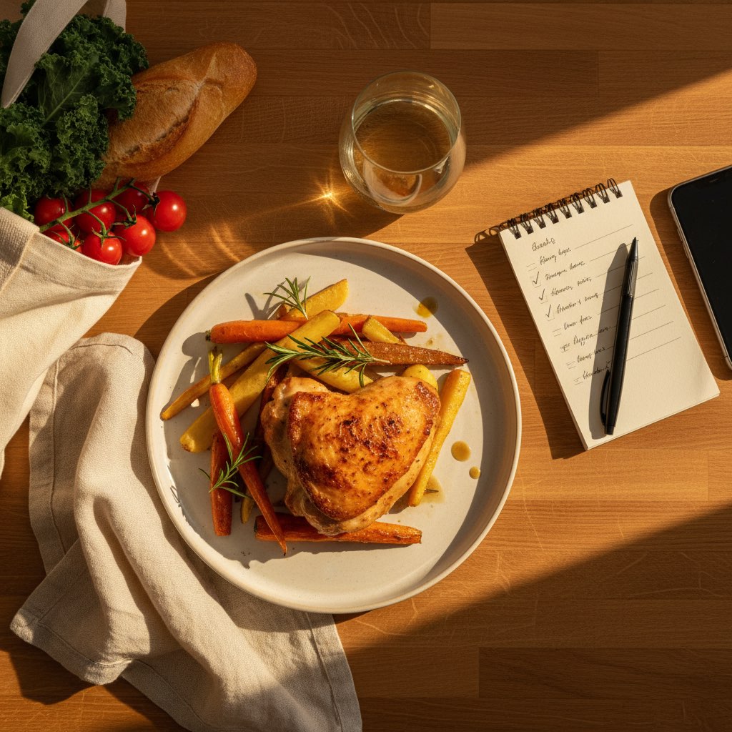 DinnerPlan weekly meal plan preview